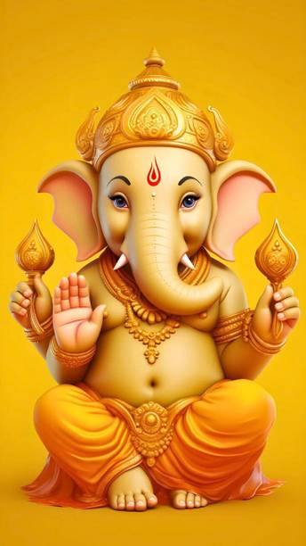 Craft Advertising 60 cm Krishna Sticker 60 cm Little kirshna Baby Krishna God Self Adhesive Sticker