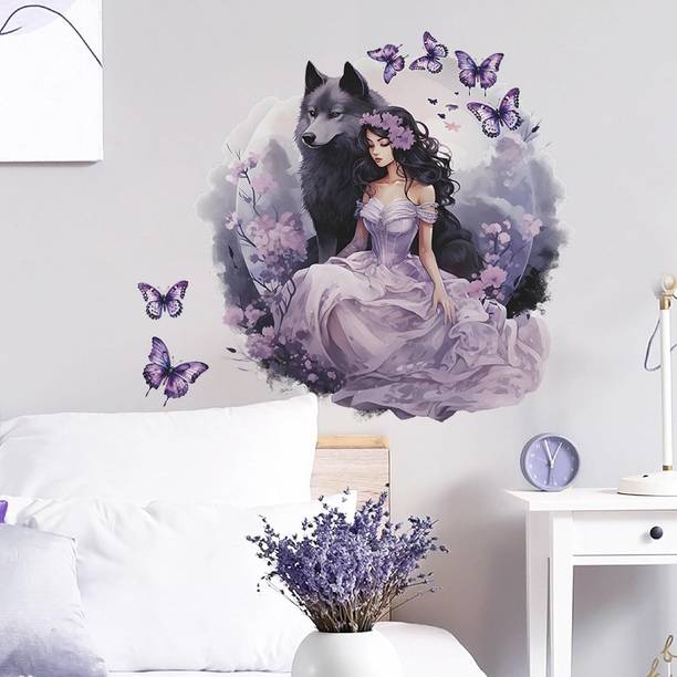 Crown Decals 61 cm Self Adhesive Decorative Wall Sticker-136 Self Adhesive Sticker