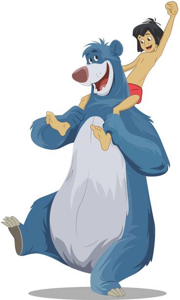 Approach Decor 60 cm mowgli baloo the jungle book Self Adhesive Sticker