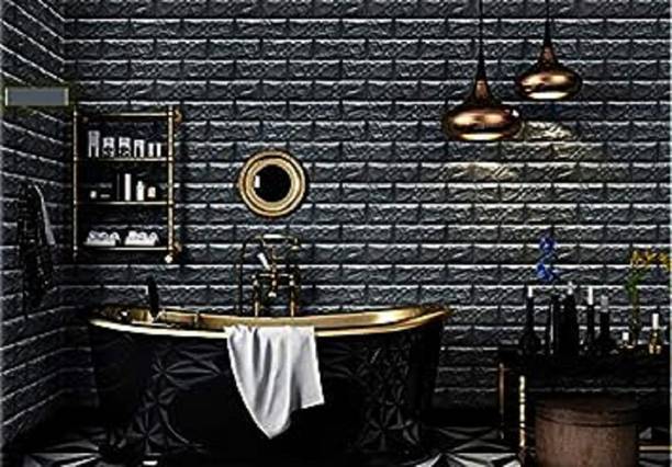 wewell 70 cm 3dwallpanel01 Self Adhesive Sticker