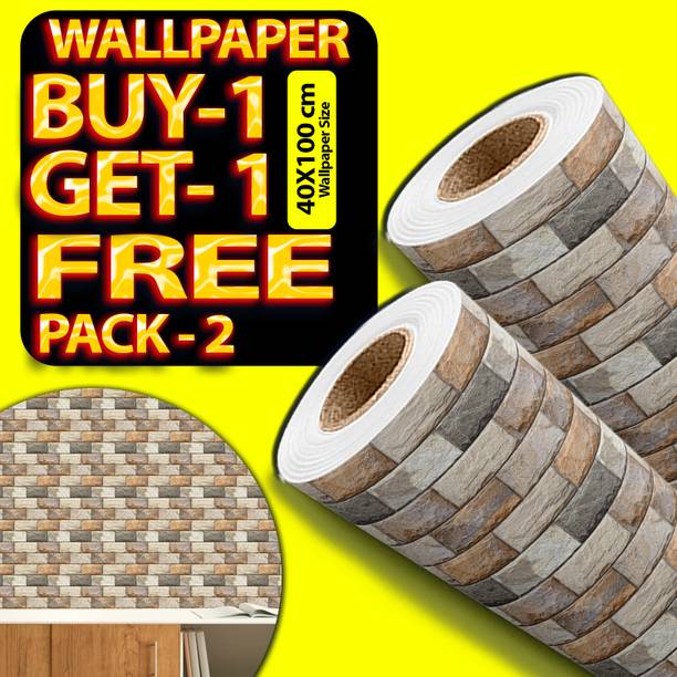 WallDaddy 200 cm x 40 cm Waterproof Decorative Vinyl Wallpaper