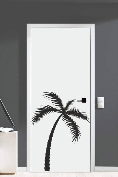 BHOPAJI 85 cm WALL STICKER DOOR TREE STICKERS DECOR Self Adhesive Sticker