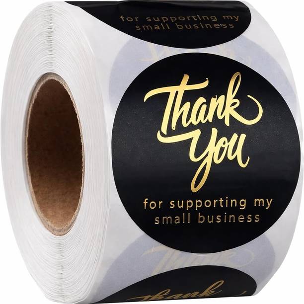 Posh store 2 inch Thank You Supporting my Business Stickers for Kids, Cute DIY Stickers Self Adhesive Sticker