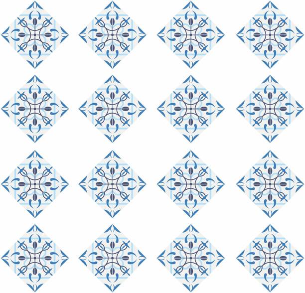 Epithet Studio 8 cm Decorative waterproof Floor sticker (16 pcs)_DKFS18 Size :- (8cm x 8cm) Self Adhesive Sticker