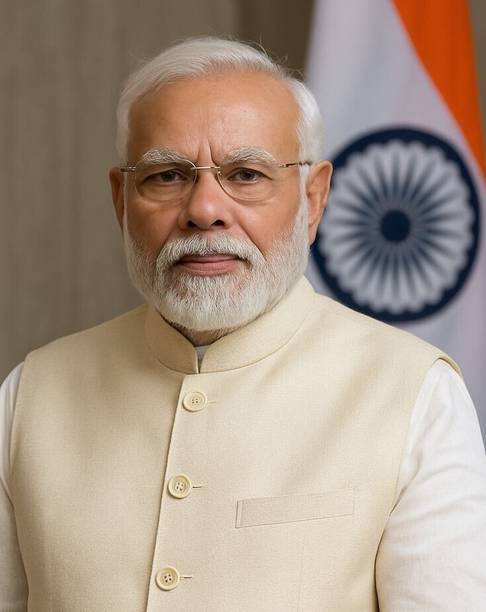 swaroopa 16.5 inch Narendra Modi Sticker Self Adhesive Sticker