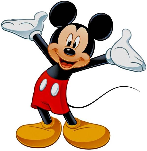 Approach Decor 60 cm mickey mouse Animals comics Cartoon kids Room Bedroom Self Adhesive Sticker
