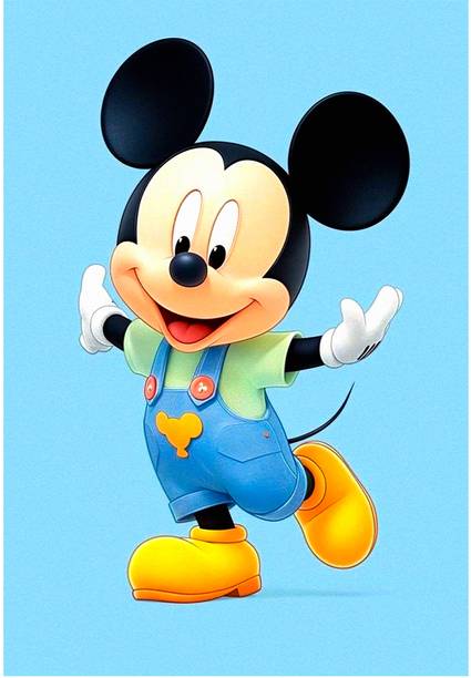udhaya 50 cm Mickeyy Moues Wall Sticker Self Adhesive Sticker