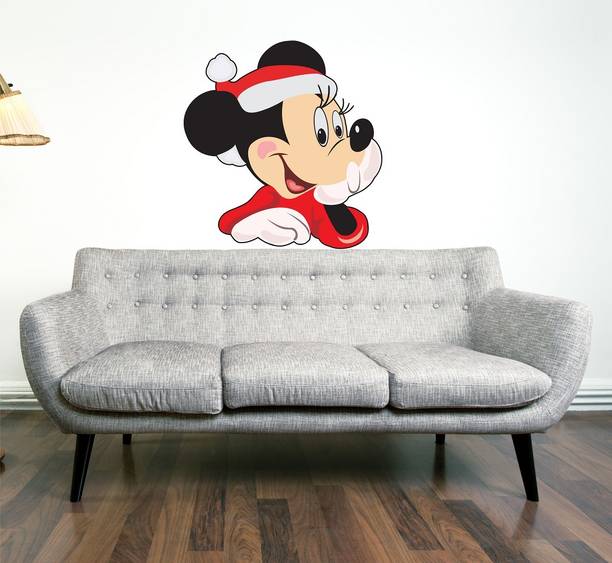 Keliko 50 cm Micky mouse |Wall Stickers | PVC Vinyl | Non-Reusable Sticker | Self Adhesive Sticker