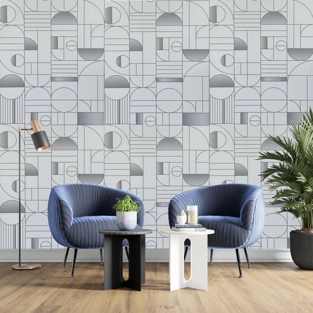 FOKRIM Decorative Silver Wallpaper