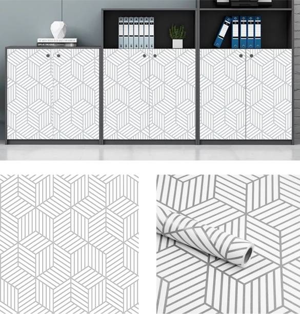 rawpockets Vinyl Decorative Multicolor Wallpaper