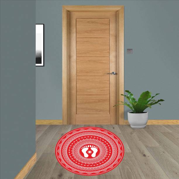 Sai Artss Diwali Stickers Rangoli Sticker for Pooja Room Door Floor_16X16 Rangoli Stencil