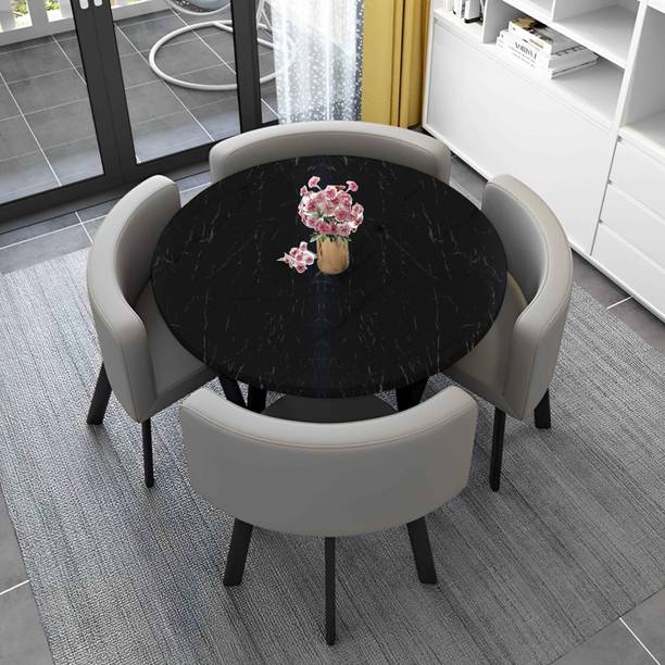 doodad 200 cm Intense Black Marble sticker Self Adhesive Sticker