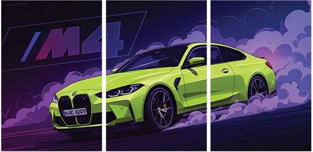 wallio 12 inch 011 BM M4_0Cars Self Adhesive Sticker