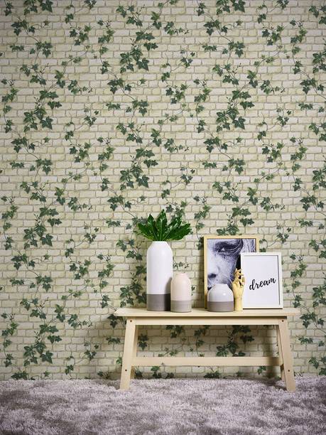 rawpockets Vinyl Decorative Multicolor Wallpaper