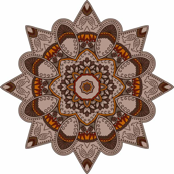 artisian inkwork 55 cm Sep_Medium 55x55cm sticker Festivals & Occasions_1345 Self Adhesive Sticker