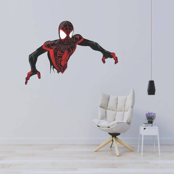 Epithet Studio 38 cm Spiderman Wall Sticker | Wall Sticker , Office, Hall and Home Décor_AS650 Self Adhesive Sticker