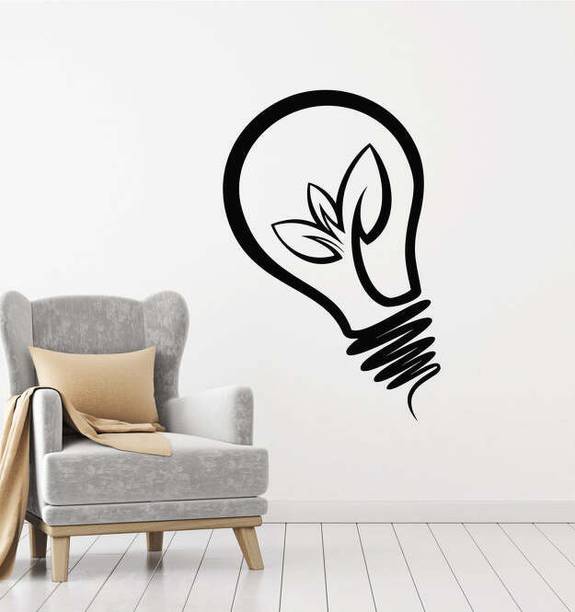 SnappyVinyl 51 cm Nature Sprout Earth Ecology Easy to apply Wall Sticker Self Adhesive Sticker