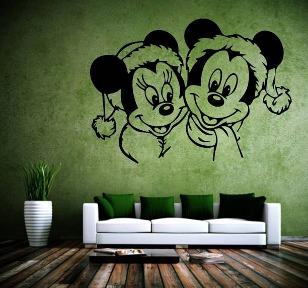 Rathor Design 53 cm Mickey & Minnie Wall Decal_New_Relist Self Adhesive Sticker