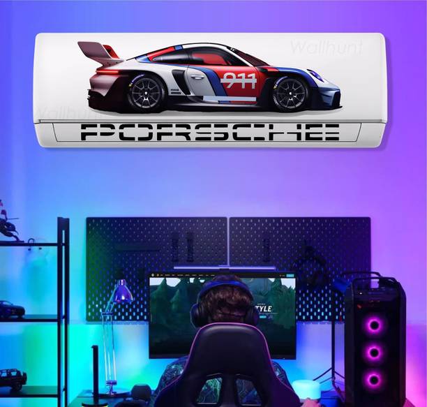 WallHunt 60 cm Car Ac Split sticker and wall sticker Self Adhesive Sticker