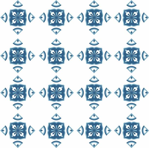 Epithet Studio 8 cm Decorative waterproof Floor sticker (16 pcs)_DKFS17 Size :- (8cm x 8cm) Self Adhesive Sticker