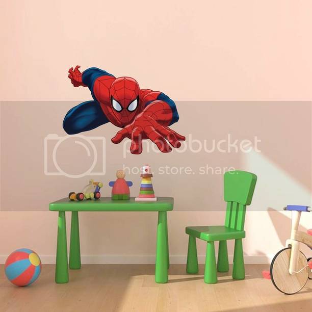 Stickers Mart 56 cm Spiderman Removable Sticker