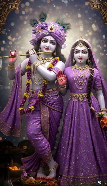 Craft Advertising 60 cm Krishna Sticker 60 cm Little kirshna Baby Krishna God Self Adhesive Sticker