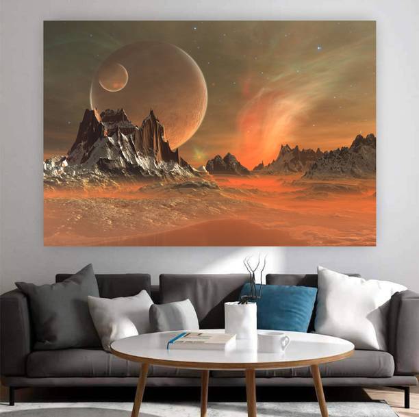 Khatushyam 18 inch NATURE 3D WALL STICKER 18X24 INCH521 Self Adhesive Sticker