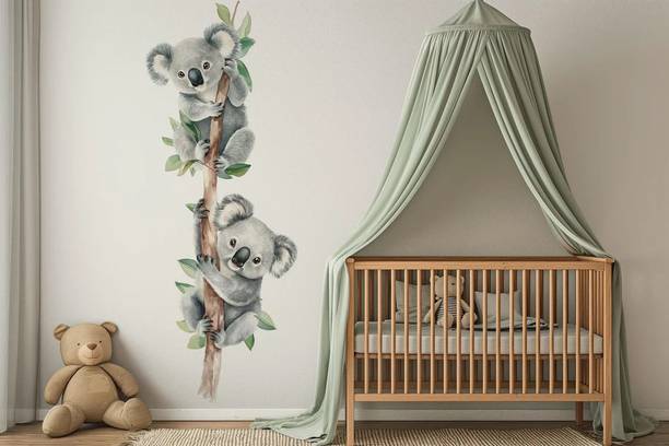 aadiprint 30 inch CUTE KOALA ANIMALS Self Adhesive Sticker
