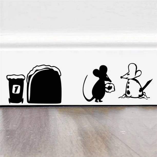 Decor And Creation 20 cm Snow Mouse 30 x 20 cm Self Adhesive Sticker