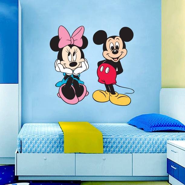 SGTC 30 cm Micky Mouse Self Adhesive Sticker