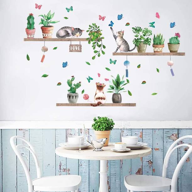 ISHANADECOR 84 cm Self Adhesive Decorative Wall Sticker-1918 Self Adhesive Sticker