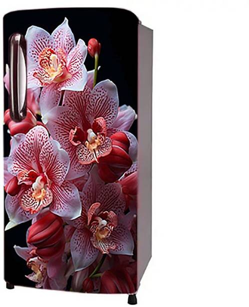 Craft Advertising 124.46 cm Fridge sticker for single Door fridge size 24x49 inch Self Adhesive Sticker