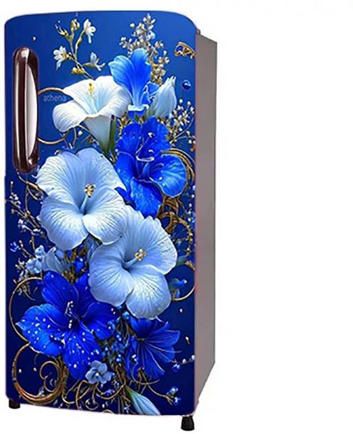 Craft Advertising 124.46 cm Fridge sticker for single Door fridge size 24x49 inch Self Adhesive Sticker
