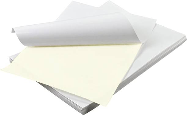 AKPrint 290 cm x 210 cm Plain Glossy Sticker for Inkjet Printers Self Adhesive Sticker