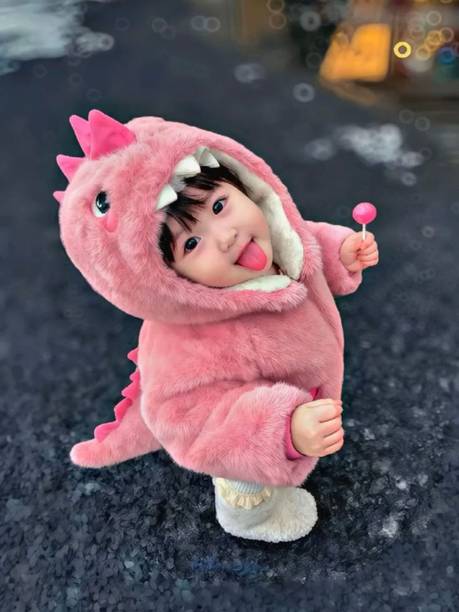 Merry Mallow 18 inch Cute Baby Photo poster sticker for Kids Room Decor and Pregnant Women Self Adhesive Sticker