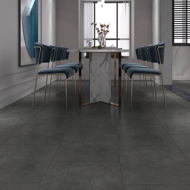 WallBerry 45 cm X 45 cm X 1.5mm X 5 Tiles (Area Cover 11 Sq. Feet) Marble Floor Tiles Self Adhesive Sticker