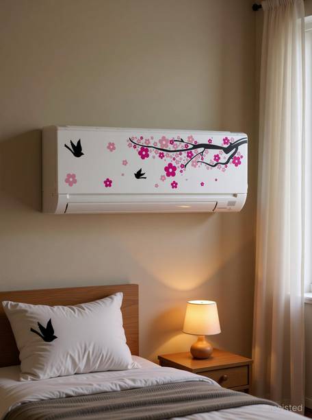 Decals Sticker 406.4 cm Air Conditioner Sticker Ac Sticker AC Sticker and Wall Sticker Self Adhesive Sticker
