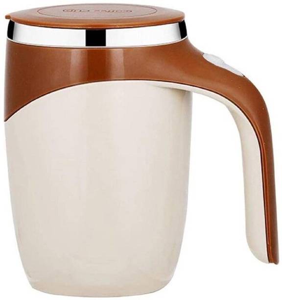 chestasales Automatic Cup Stirrer Self Stirring Coffee Mug Stainless Steel 10 cm LED Electric Stirrer