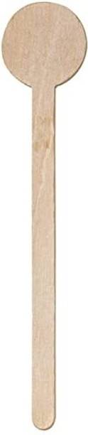 Prakritii Cultivating Green Cocktail Swizzle Sticks,Drink Wine Beverage,Coffee coin Stirrer,Bar Party Office Wooden 15 cm Stirrer