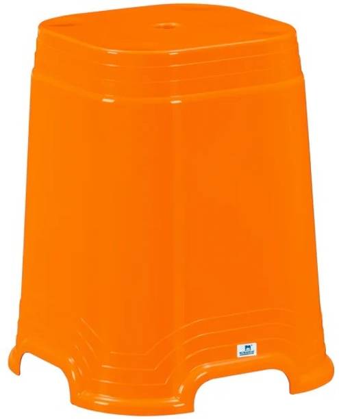 Nilkamal PASTEL ORANGE STOOL FOR ENHANCING APPEAL FOR HOME/OFFICE/SHOP Living & Bedroom Stool
