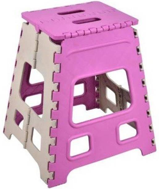 Ruhi Pro 18 " Folding Stool For Adults & Kids Bedroom & Kitchen Stool(Brown, Beige)(FS01) Living & Bedroom Stool