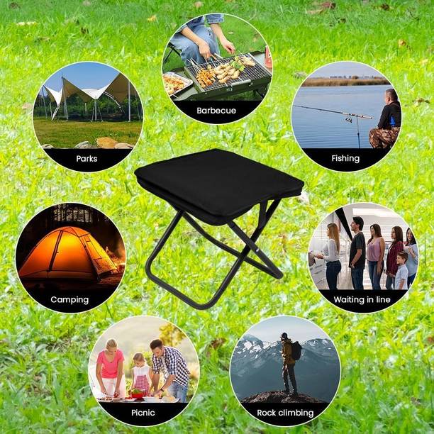ActrovaX Folding Stool - Mini Camping Folding Chairs Outdoor & Cafeteria Stool