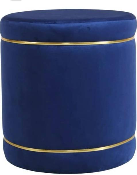 ganiwood Ottoman Footstool Storage Velvet Round Vintage Pouffe Stool Dressing Table Stool