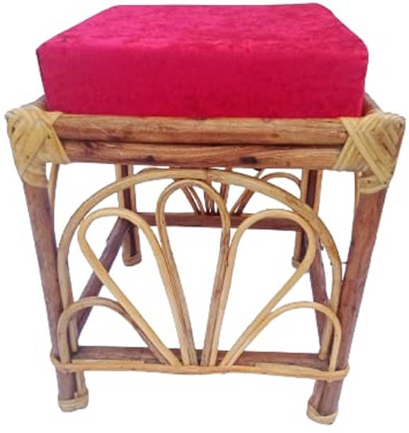 MiiArt MiiArt Bamboo backless Stool with Cushion for adult(size-L-30,W-30,H-39 cm) Stool
