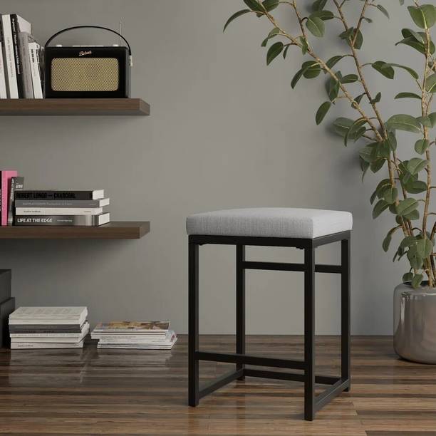 Anishwar Open Back Wrought Iron Living & Bedroom Stool