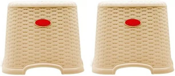 Sevyam Cream Color Stool Stool