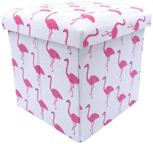 Storia Foldable Storage Toy Box Sitting Stool Basket Organizer Living & Bedroom stool Living & Bedroom Stool