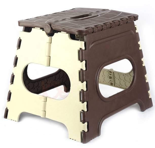 JUNIOR JOE Kids And Adult Portable Folding Step Stool With Handle For Bathroom Bedroom Kitchen Stool