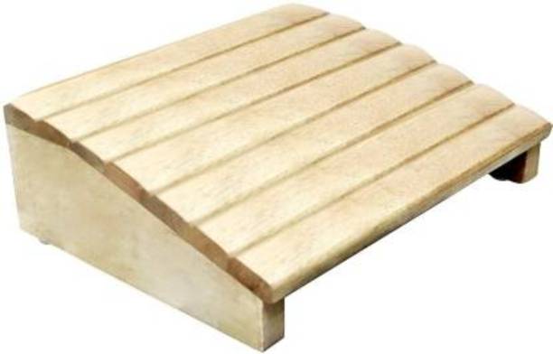 Abhi Creation Wooden Foot Rest Stool For Office / Home | Under table Living & Bedroom Stool