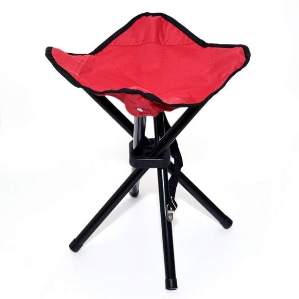 VINSU Foldable Tripod Camping Stool for Outdoor, Travel, Trekking, Fishing, & Picnic Outdoor & Cafeteria Stool